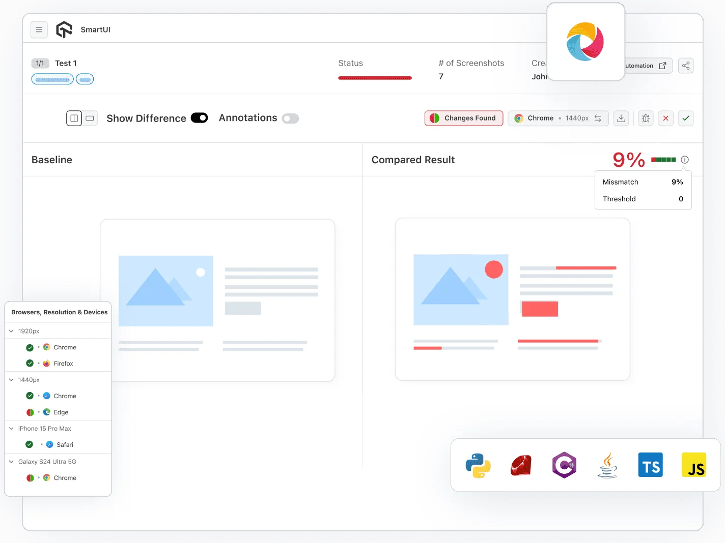 Perform Appium Visual Testing