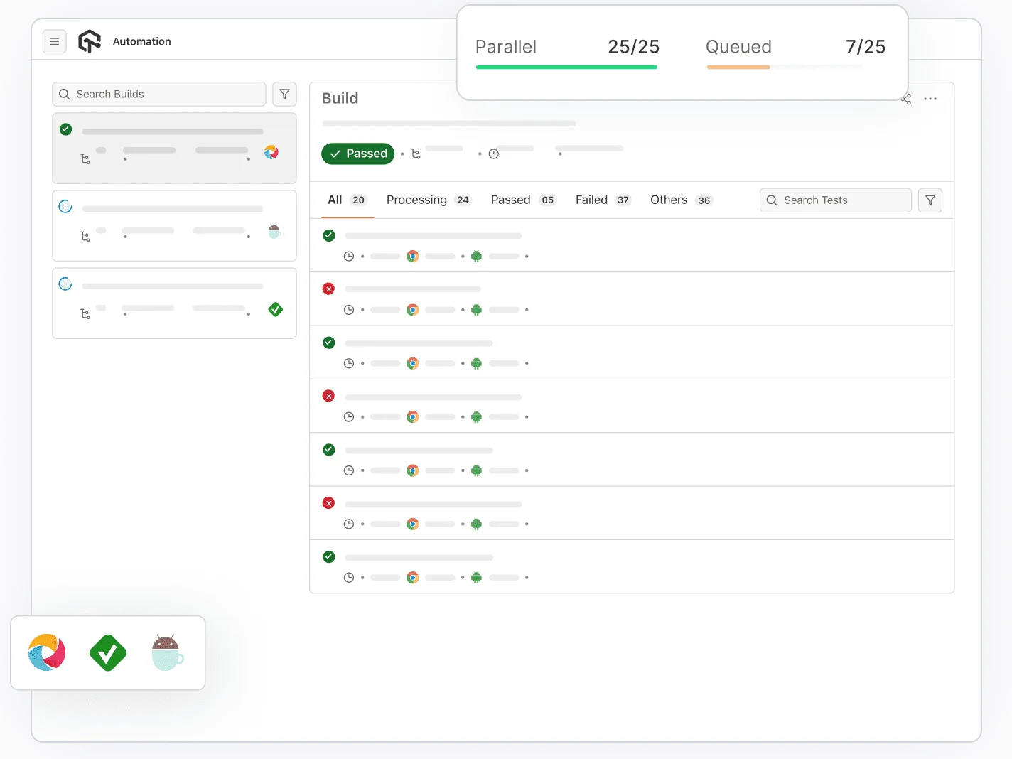 Run Automated Parallel Mobile App Tests