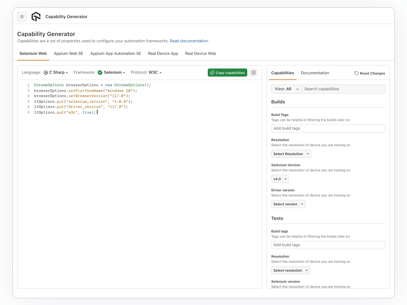 Run Selenium C# Test Scripts on Browsers