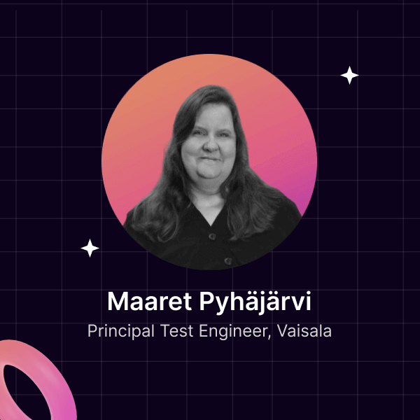 TestUConf- Maaret Pyhäjärvi