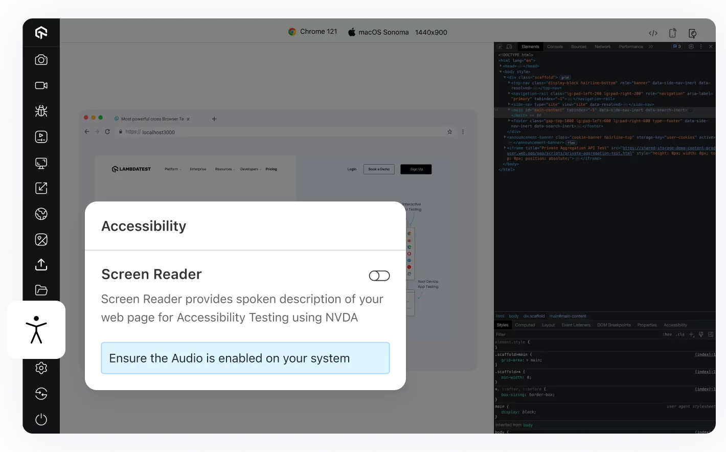 Macos Online Web Accessibility Testing