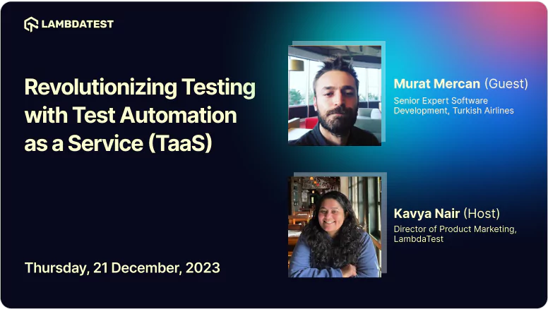 Revolutionizing Testing with Test Automation as a Service (TaaS)