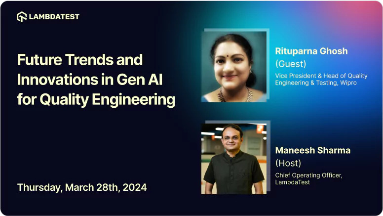 Future Trends and Innovations in Gen AI for Quality Engineering