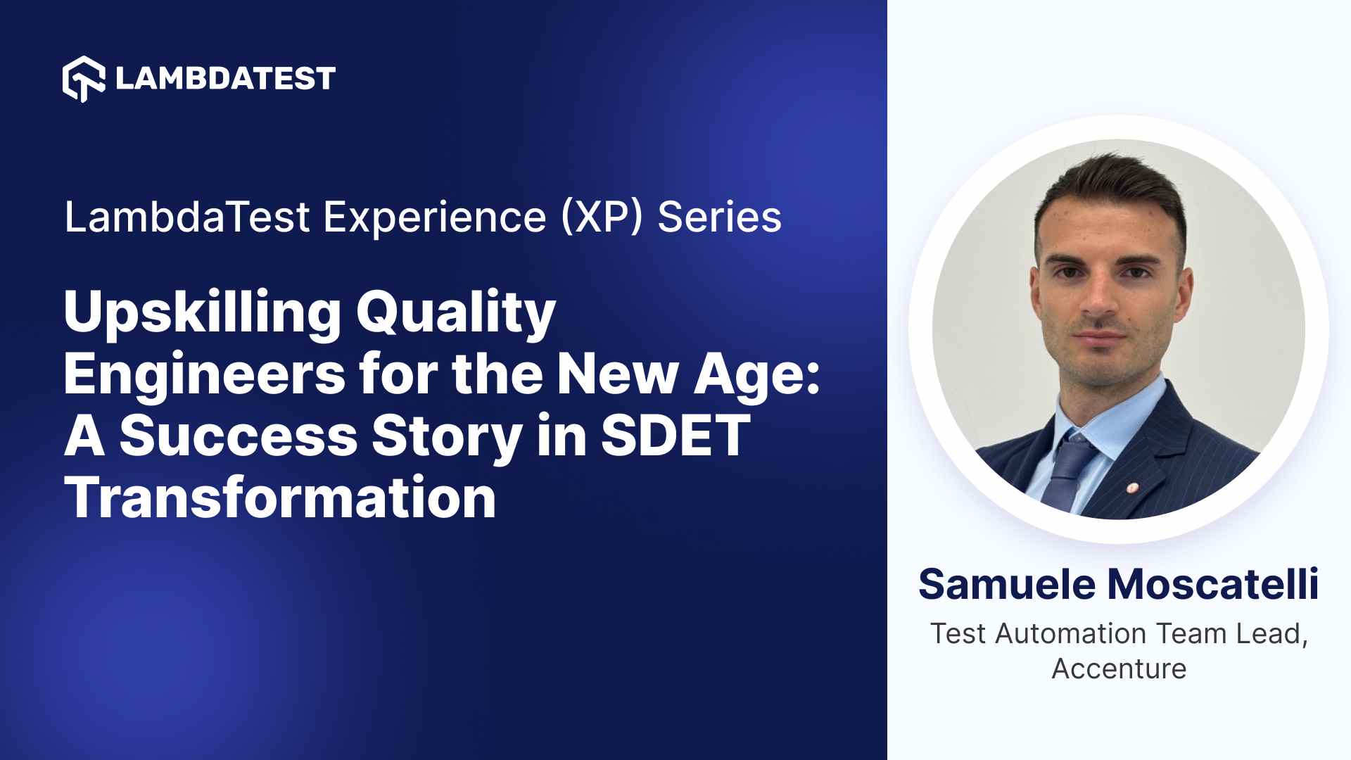 Upskilling Quality Engineers for the New Age: A Success Story in SDET Transformation