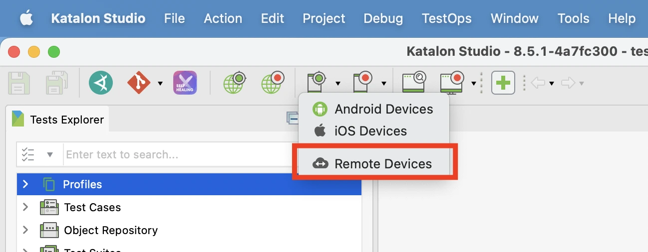 katalon integration