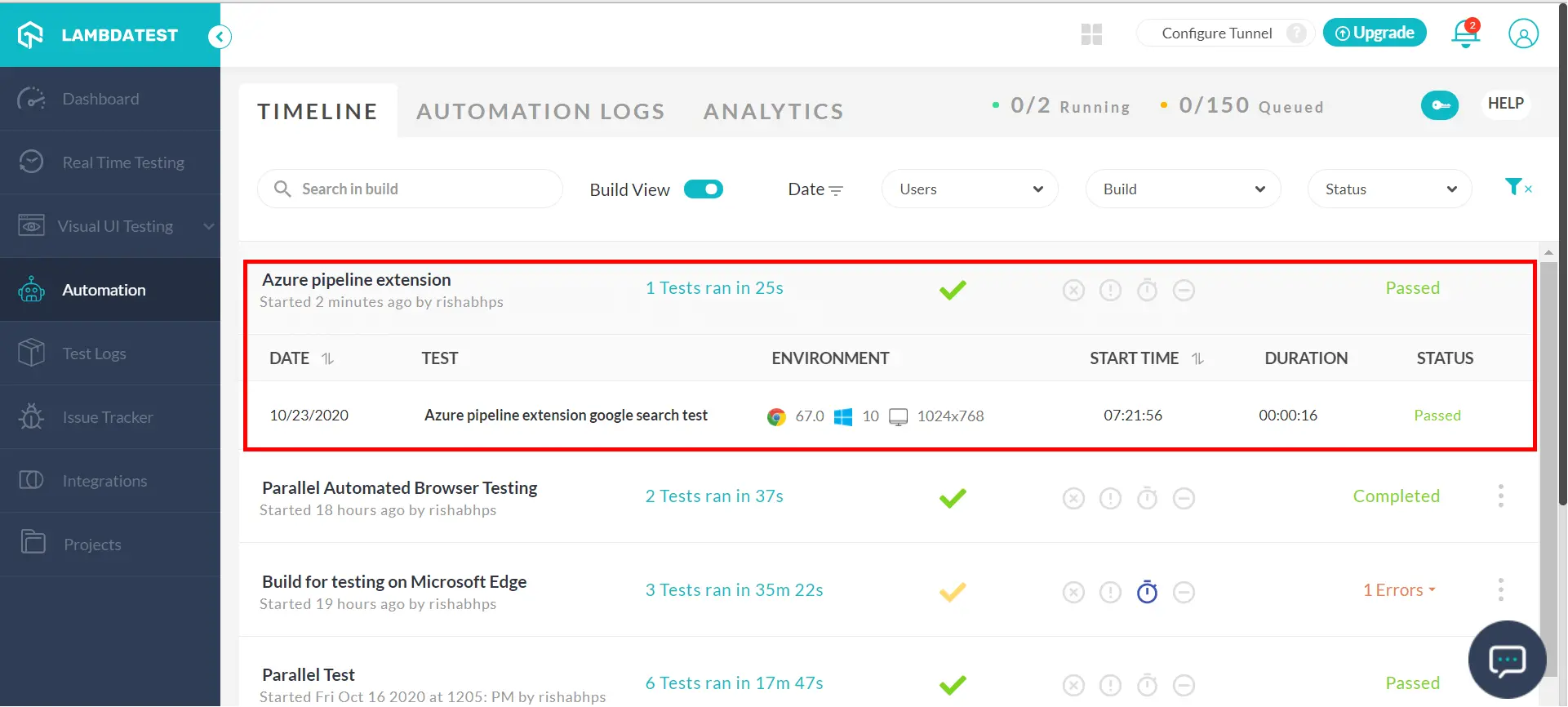 azure pipeline