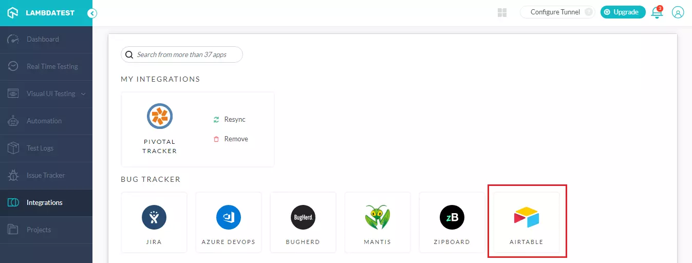 Airtable Integration