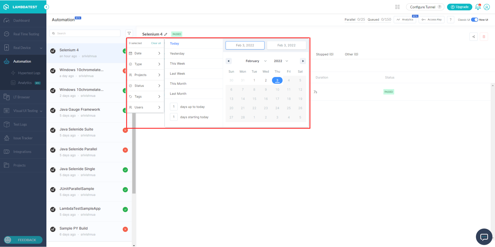 How To Filter Your Selenium Automation Tests