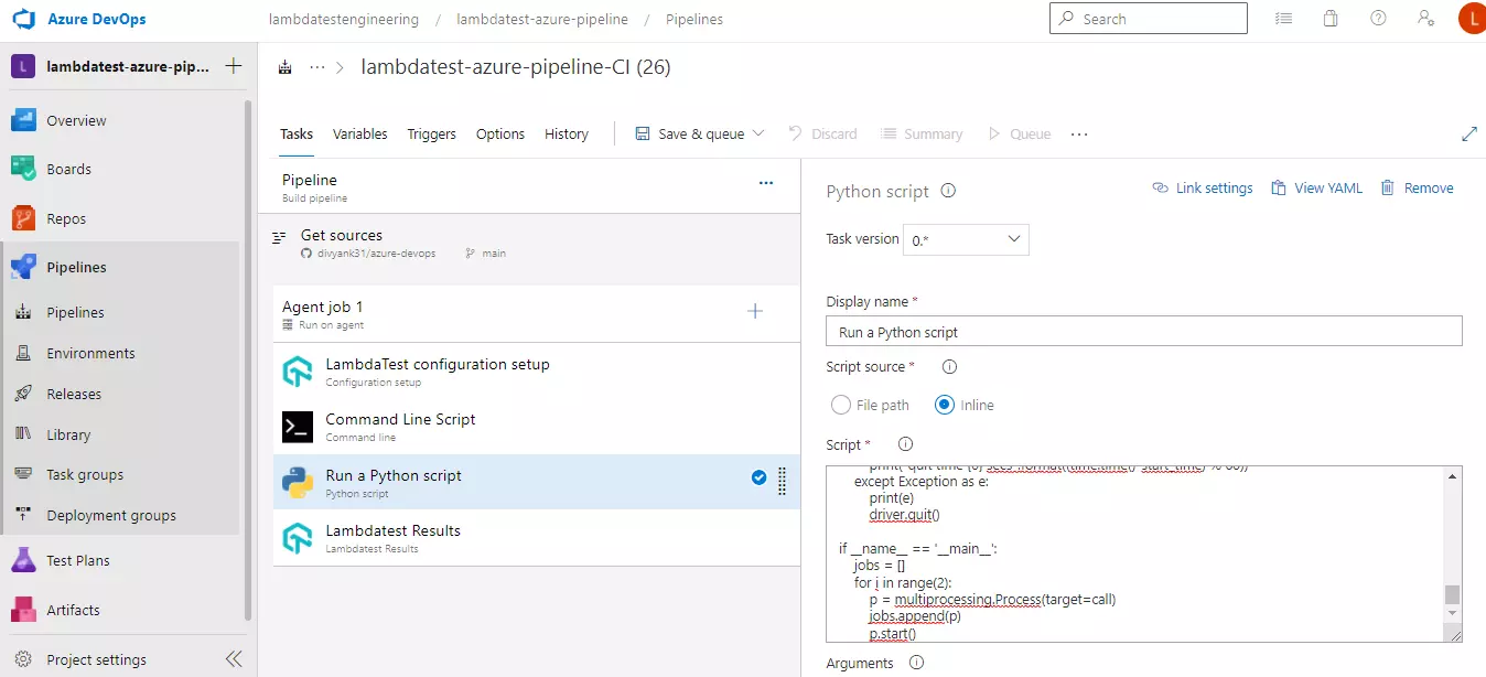 azure pipeline