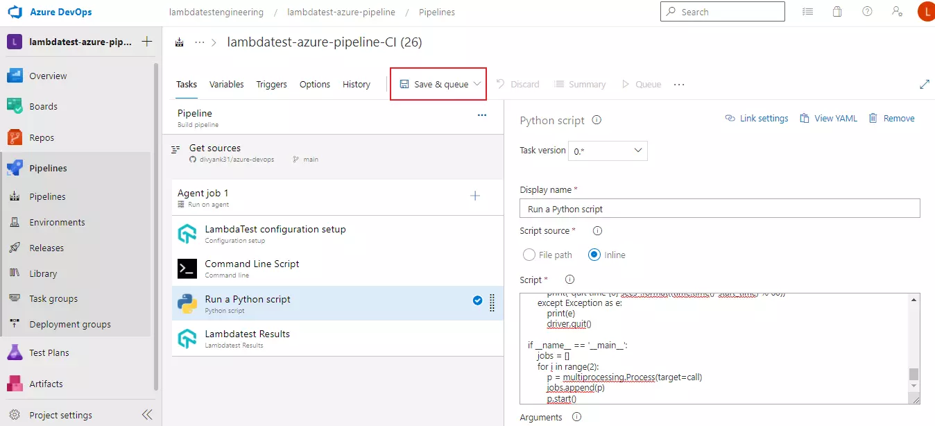 azure pipeline